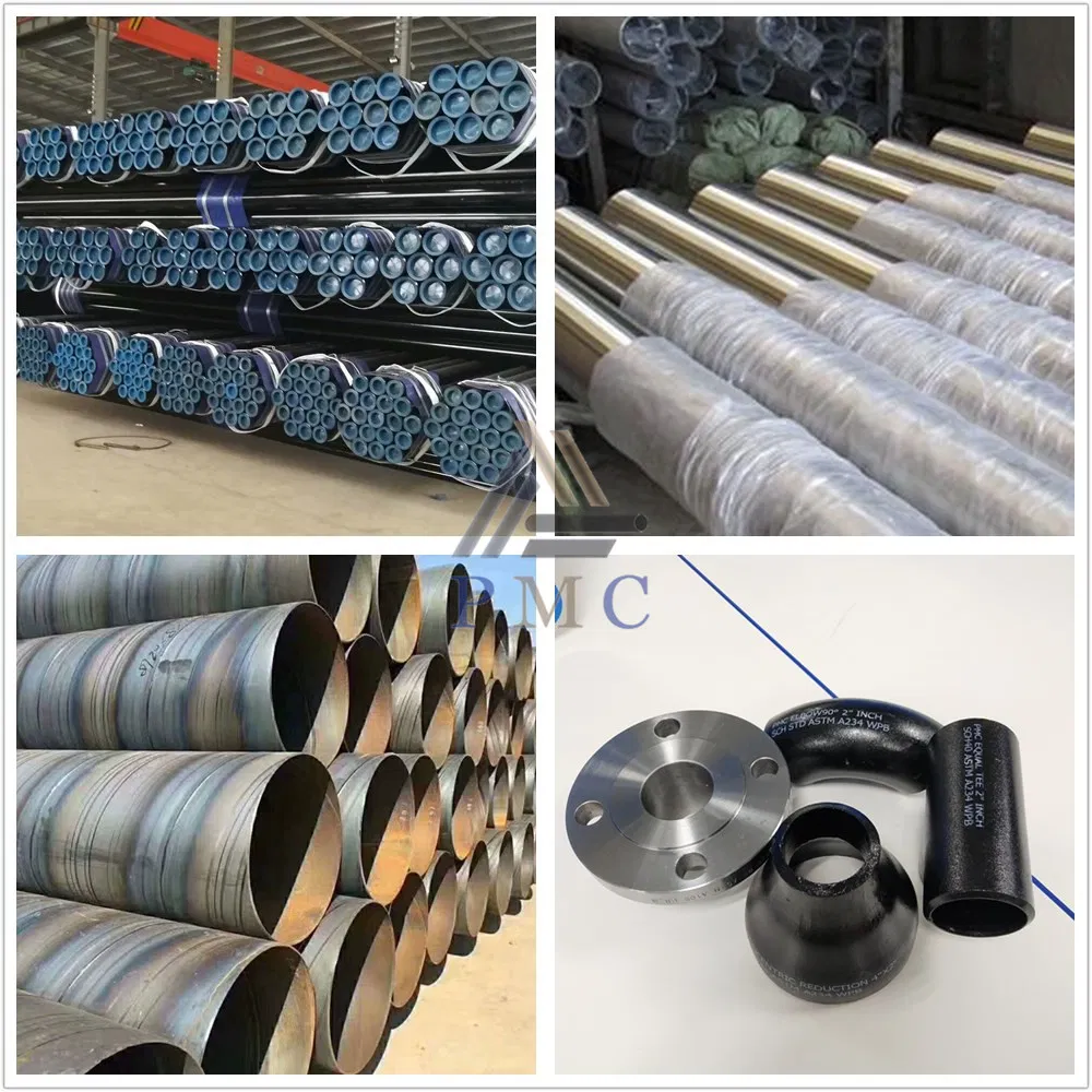 Carbon Steel Round Seamless API 5L X52 X60 ASTM A106b/ API5CT A333 Gr6 Uns06625 Alloy825 Stainless Galvanized Ms Iron Alloy Nikel Mild Smls Steel Tube Pipe