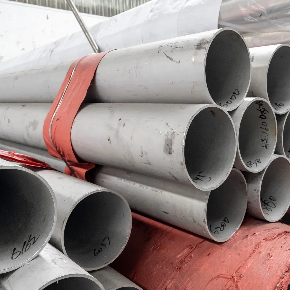 304 Stainless Steel Welded Pipe, 316L Large-Diameter Industrial Thick-Walled Round Pipe, 310S Brushed Round Pipe