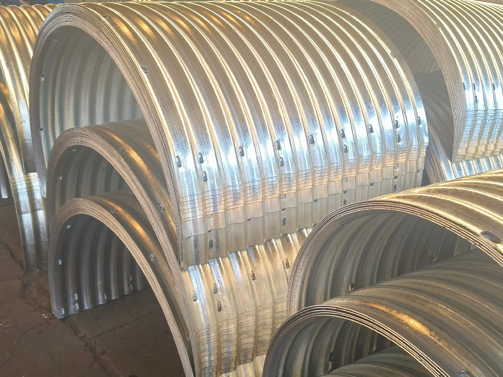 Large Diameter Galvanized Drainage Corrugated Culvert Steel Pipe