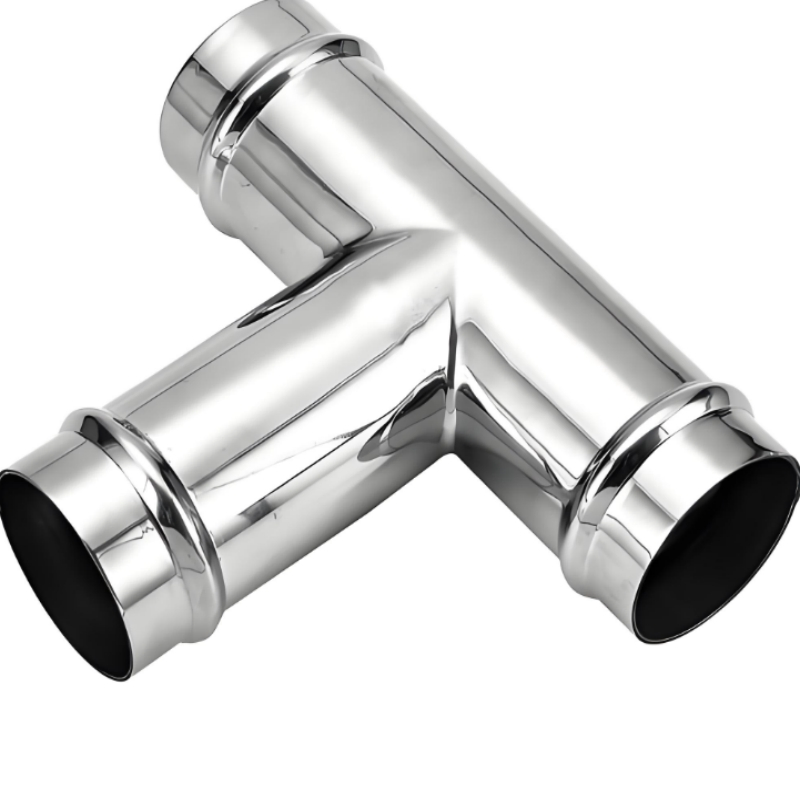Premium Quality Stainless Steel Seamless Tee Pipe Fittings for Industrial Applications