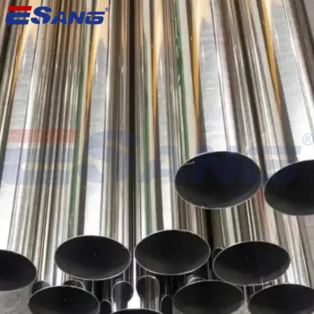 Esang Inox Factory Railing Welded Polished Round 304 Stainless Steel Tube
