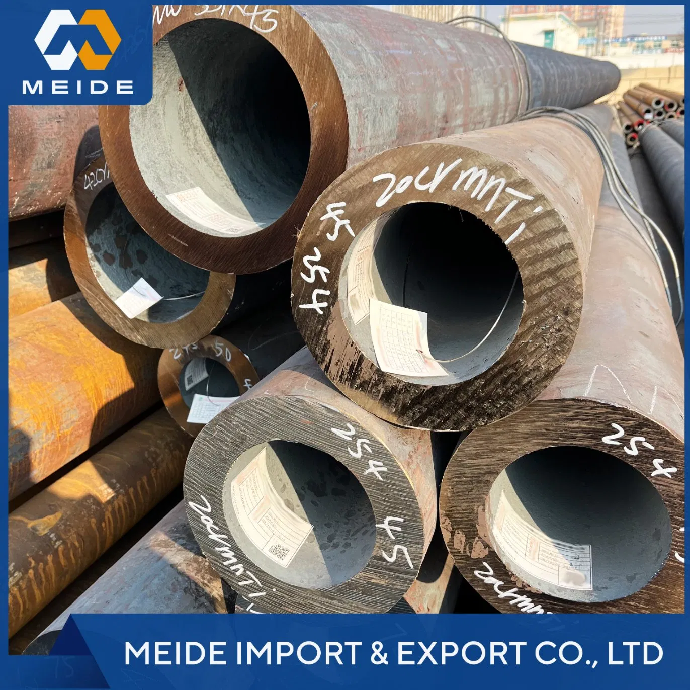 SAE1020 1035 1045 C45e Ck45 1.1191 St35 St52 Carbon Alloy High Pressure Boiler Precision Seamless Steel Pipe