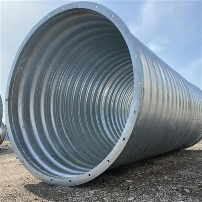 Large Diameter Steel Galvanized Corrugated Tunnel Culvert Bridge Drainage Pipe