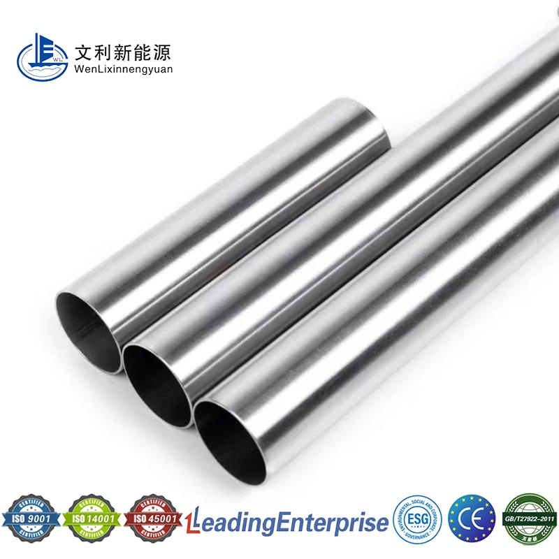 304 Stainless Steel Round Pipe, Food-Grade Sanitary Pipeline, Corrosion-Resistant Industrial Stainless Steel Tube