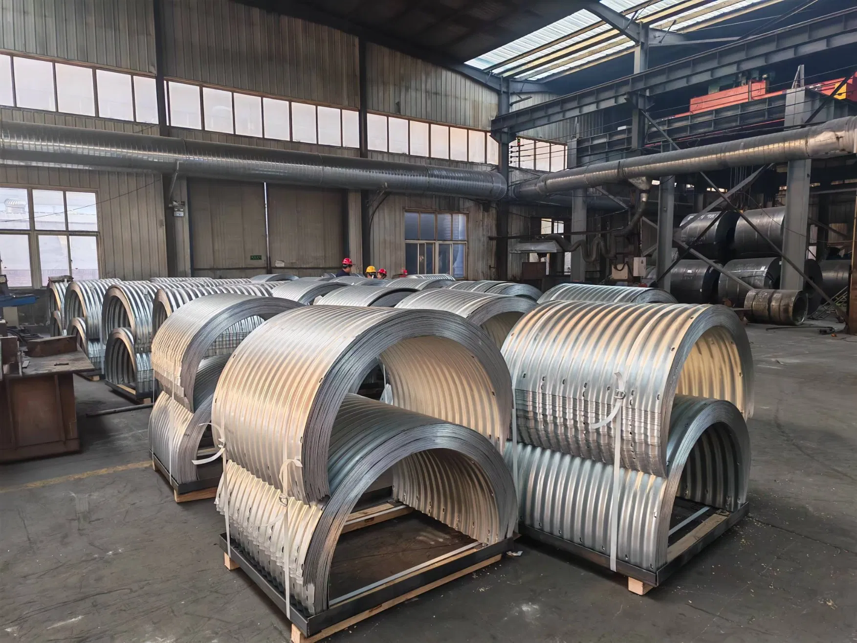 Steel Corrugated Pipe Culvert Large-Diameter Metal Corrugated Culvert Pipe, Drainage Pipe