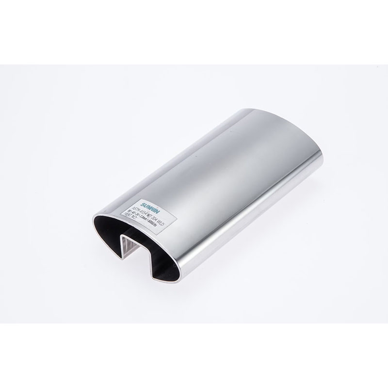 Single Slotted Thin Wall Polished Decorative 316 40mm Steel Stainless Rectangular Tube