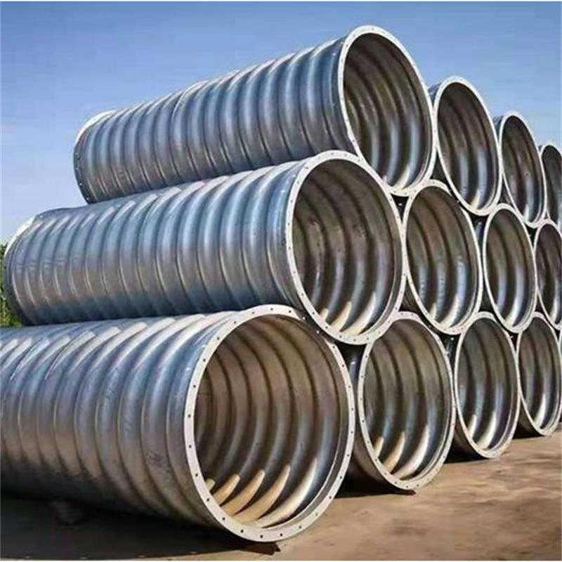 Large Diameter Steel Galvanized Corrugated Tunnel Culvert Bridge Drainage Pipe