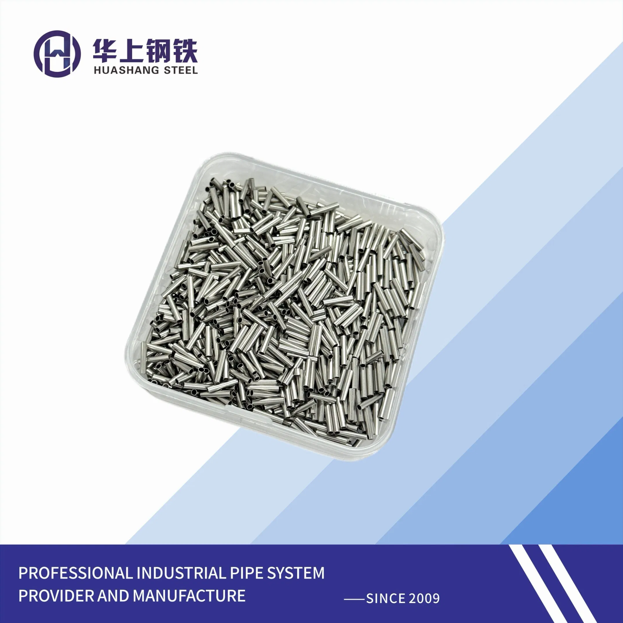 Compact Design SS304/316 Thin Wall Stainless Steel Round Capillary Tube