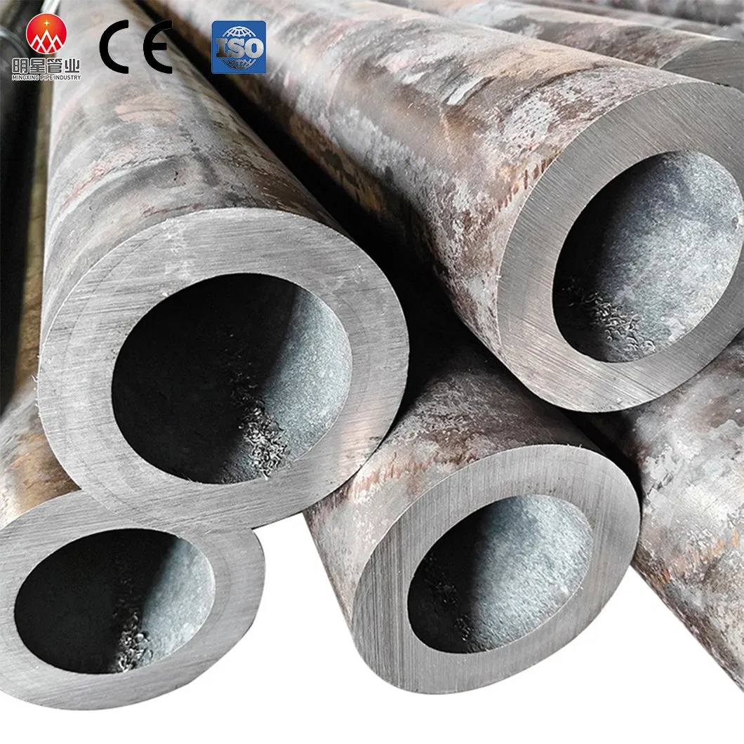 Heavy Wall Pipe Carbon Steel Hollow Tube Large Diameter 16mm Wall Thickness S235 S355 St37 St52 A106 A53 Hot Rolled Black Carbon Steel Welded Pipe