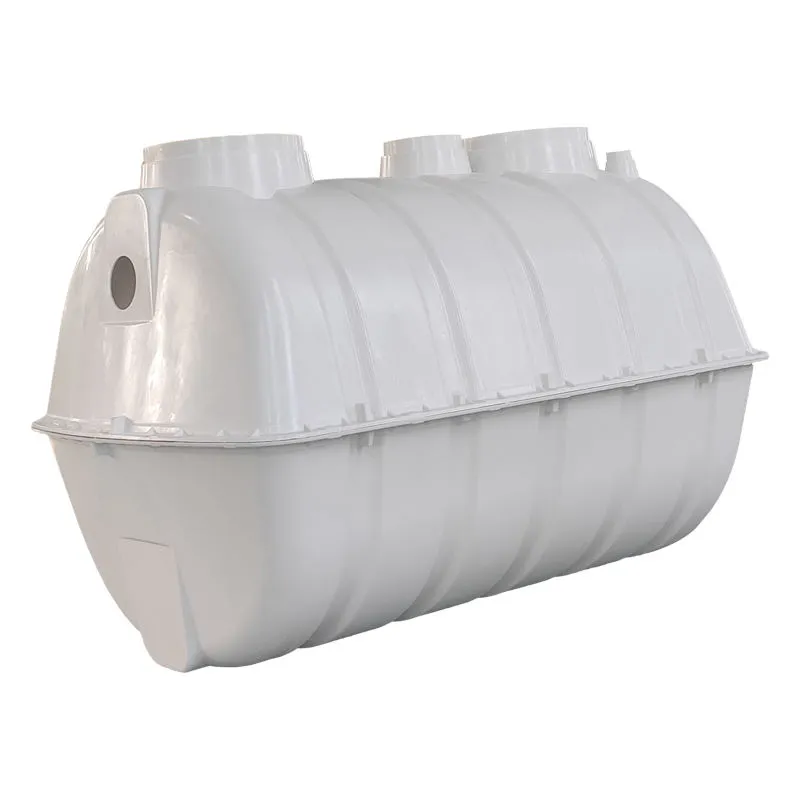 Molded septic tank
