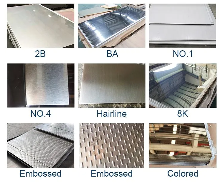 Stainless Steel Surface Finish Types