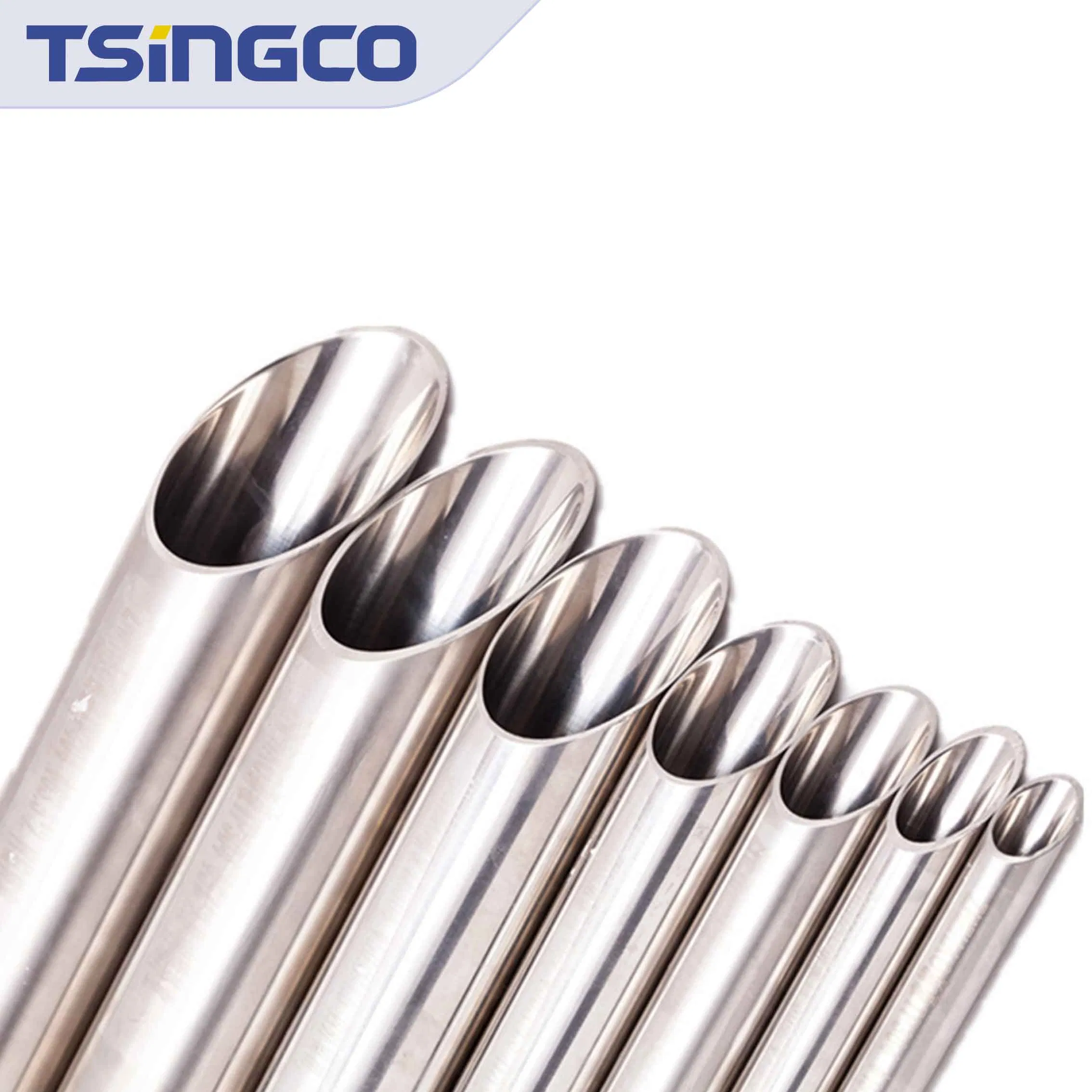 Polished Seamless Stainless Steel Pipe for Industrial/General with ASTM/En Standards