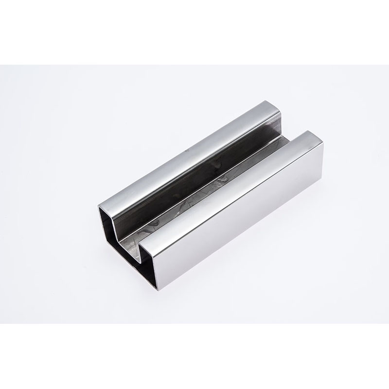 Single Slotted Thin Wall Polished Decorative 316 40mm Steel Stainless Rectangular Tube