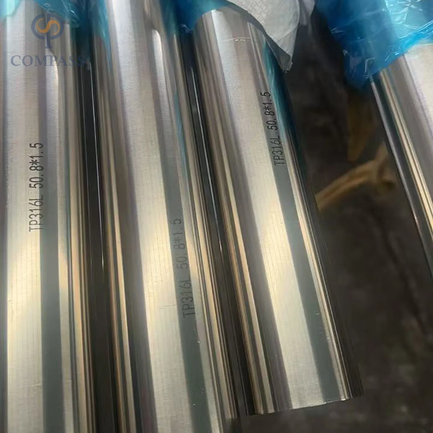 Sanitary Stainless Steel SS304 38.1mm Round Seamless Tube with Mirror Polish