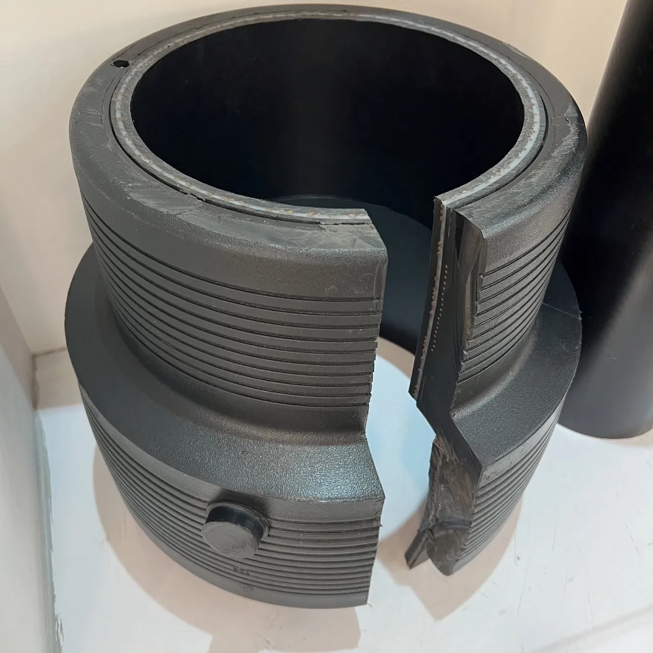 Industrial Pipelines High Toughness Dfps Inner Stainless Steel Lined PE HDPE Composite Pipes