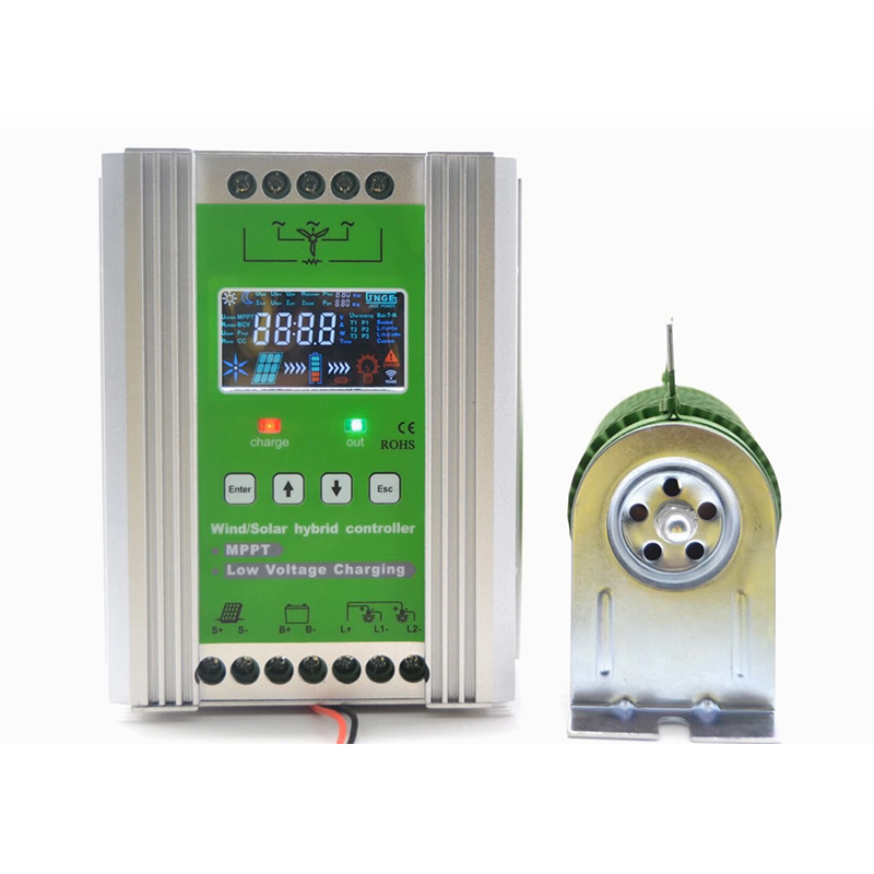 محول هجين للطاقة الشمسية والرياح 12V 24V 48V لوحدة 300W 400W 500W 600W 800W لتوربين الرياح