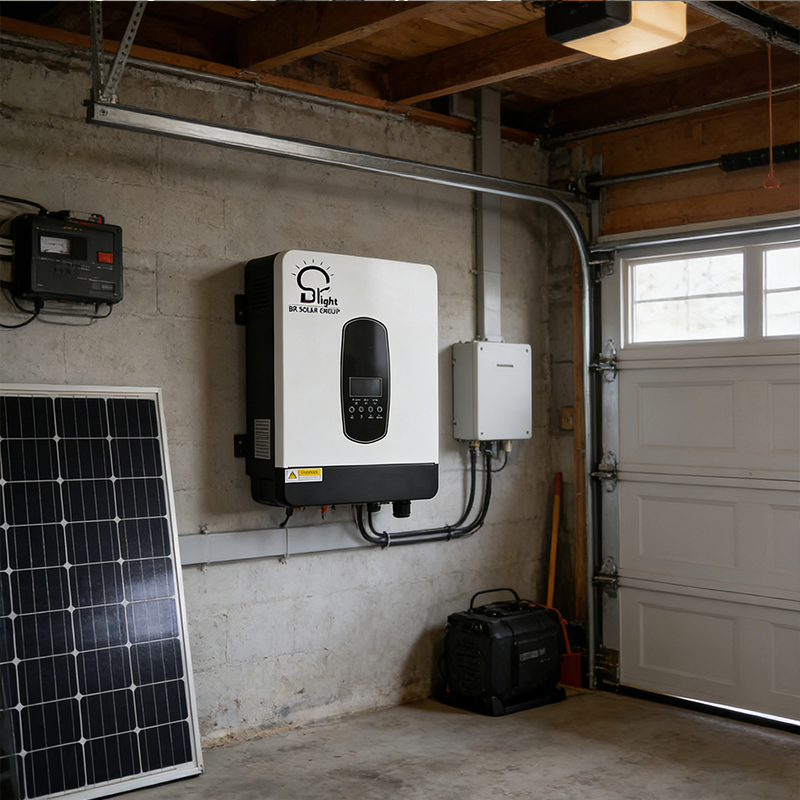 كفاءة عالية 24V 48V عاكس موجة جيبية نقية 6.2kw 8.2kw 9.6kw 10kw عاكس طاقة شمسية بنظام تقسيم الطور للطاقة الاحتياطية المنزلية