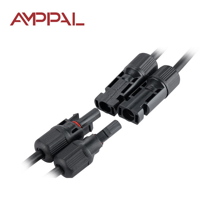 IP67 مقاوم للماء 12V موصل كابل الطاقة الشمسية ذكر أنثى توصيلات كهربائية