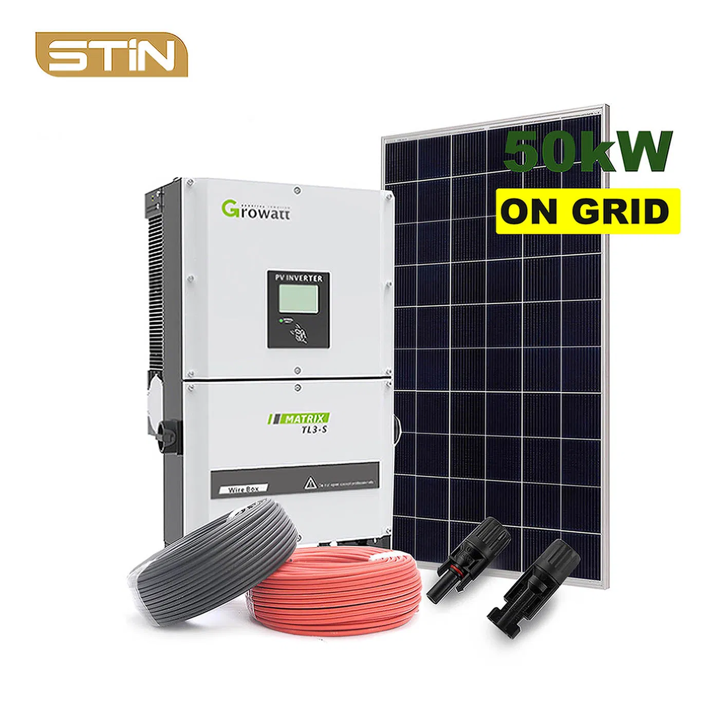 50kw نظام الطاقة الشمسية المتصل بالشبكة بأسعار المصنع للزراعة الصناعية