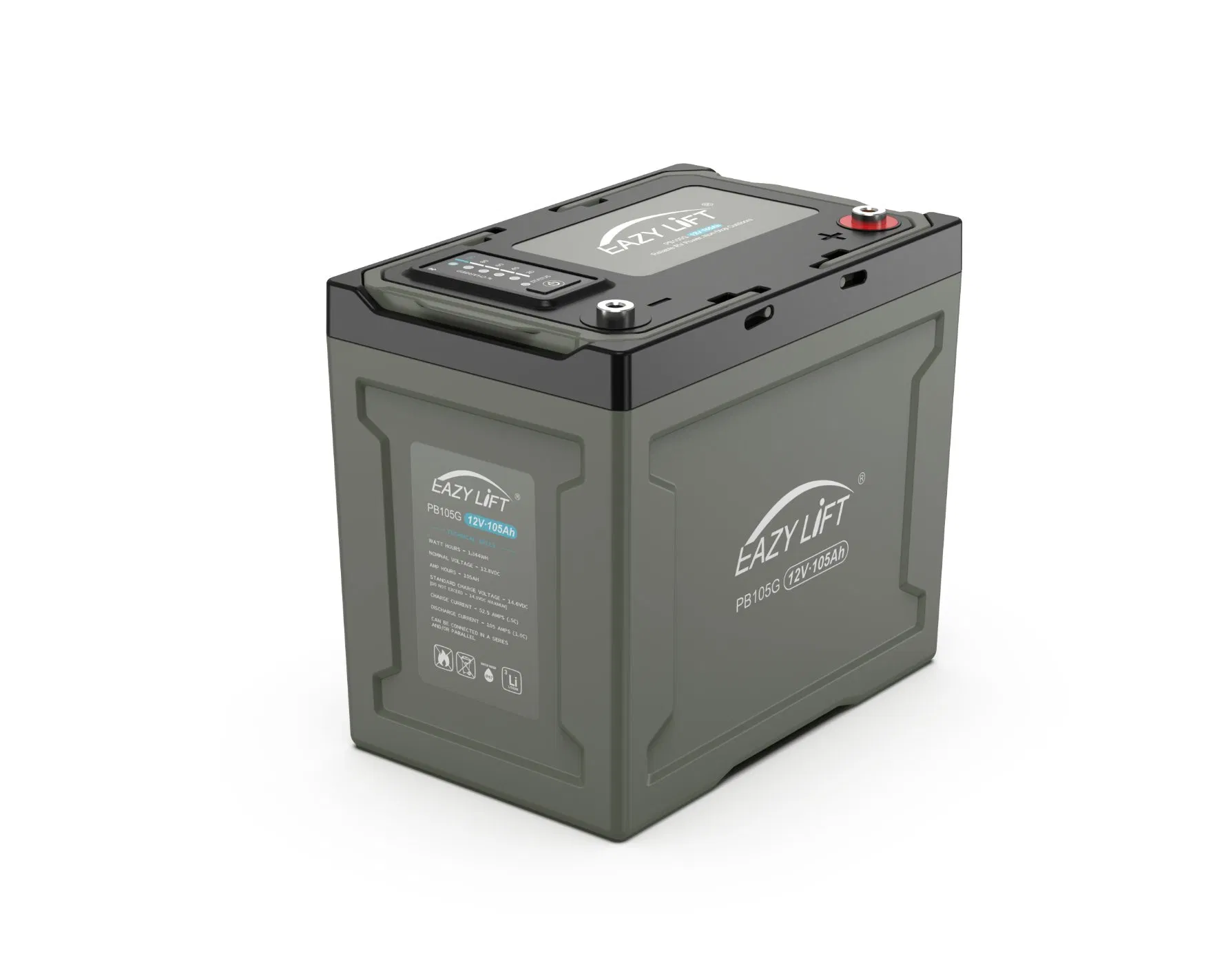 12V 100ah LiFePO4 بطارية ليثيوم فوسفات الحديد بطارية حزمة RV/عربة جولف يخت بحرية تخزين طاقة شمسية مع CE Un38.8