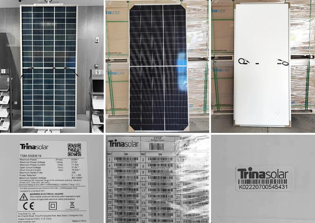 ألواح الطاقة الشمسية أليكو سولار لونجي جينكو 1 وحدات الطاقة الشمسية 400-700W على الشبكة وخارج الشبكة ونظام الطاقة الهجينة