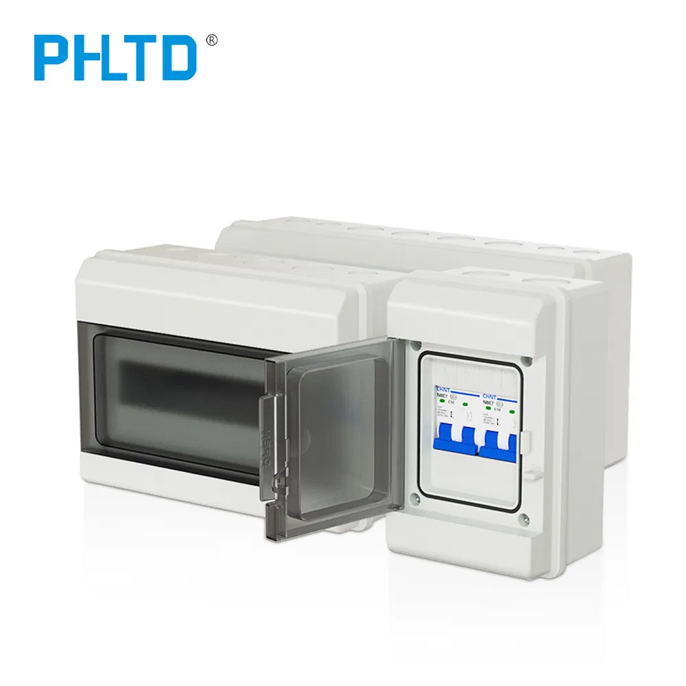 سعر المصنع 4-36 طرق صندوق توزيع، صندوق Fuse مقاوم للماء مع صندوق مفتاح مع سكة DIN لقاطع الدائرة المصغر MCB متاح للاستخدام الداخلي والخارجي