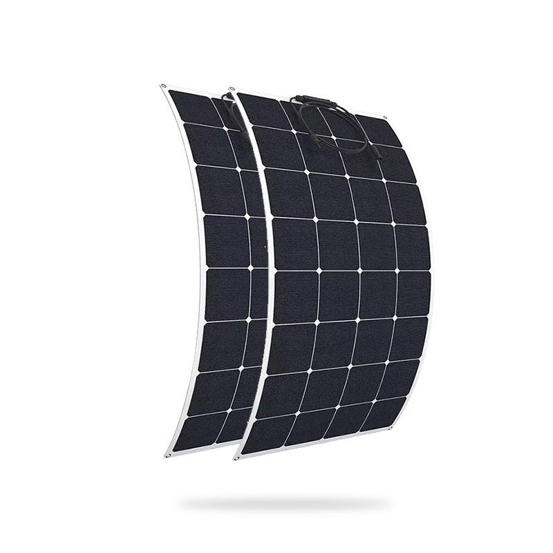 سعر لوحة شمسية مرنة من مصنع جملة في الصين 100W 200W 300W 500W 550W 600W 700W 1000W وحدة صغيرة شفافة أحادية البلورة لوحة شمسية صينية