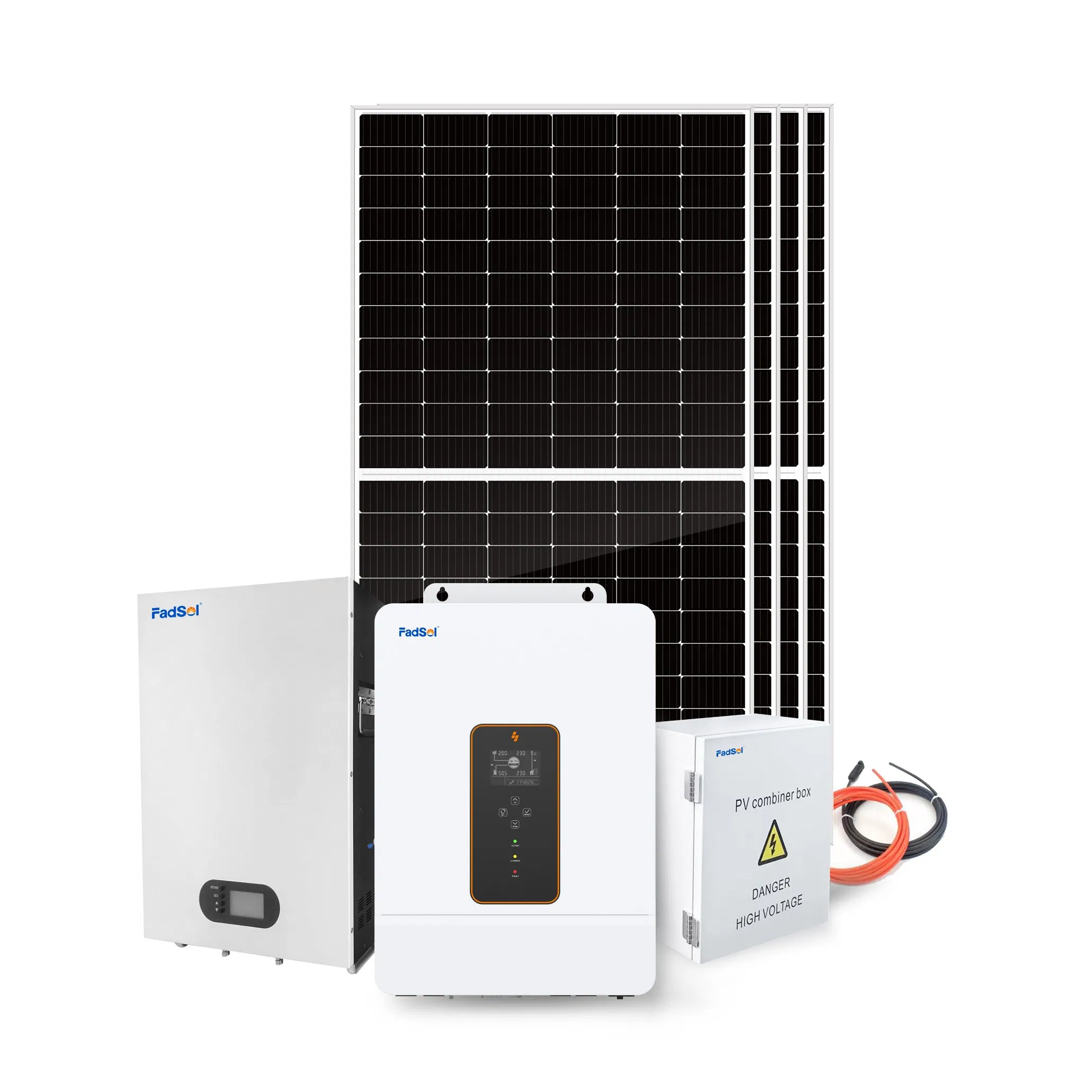 نظام الطاقة الشمسية خارج الشبكة نظام الطاقة الشمسية 10kw مجموعة الألواح الشمسية 10kw نظام الطاقة الشمسية خارج الشبكة 8kw للمنزل