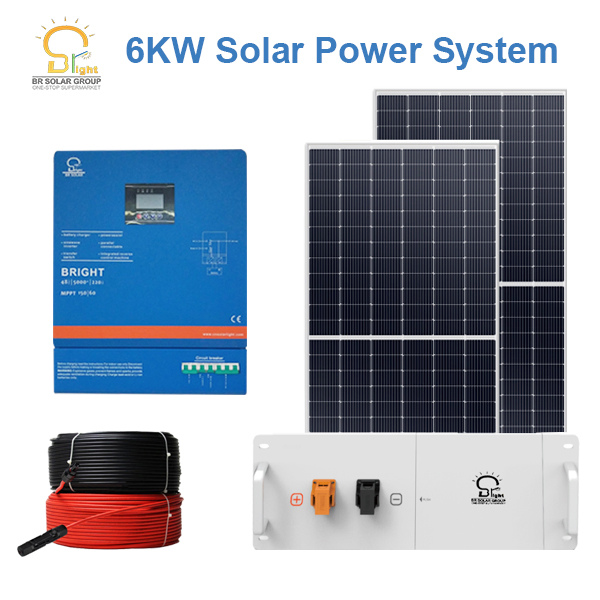 نظام الألواح الشمسية 5kw 10kw 15kw 20kw 40kw 60kw نظام الطاقة الشمسية المنزلية خارج الشبكة