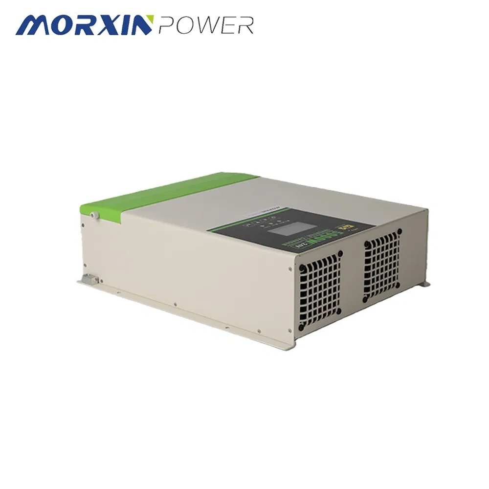 24V/48V 5000W جهاز تحويل الطاقة الشمسية خارج الشبكة للسيارات المنزلية مزود ببطارية MPPT عاكس موجة جيبية نقية
