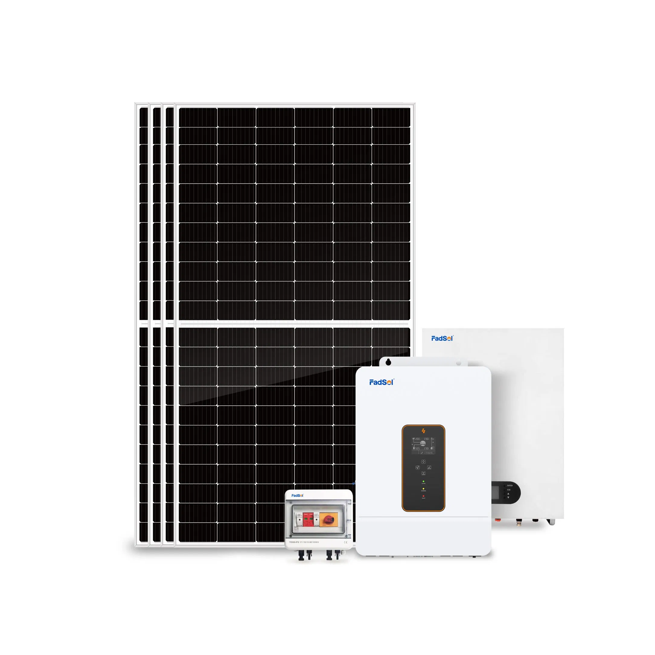 نظام الطاقة الشمسية خارج الشبكة نظام الطاقة الشمسية 10kw مجموعة الألواح الشمسية 10kw نظام الطاقة الشمسية خارج الشبكة 8kw للمنزل