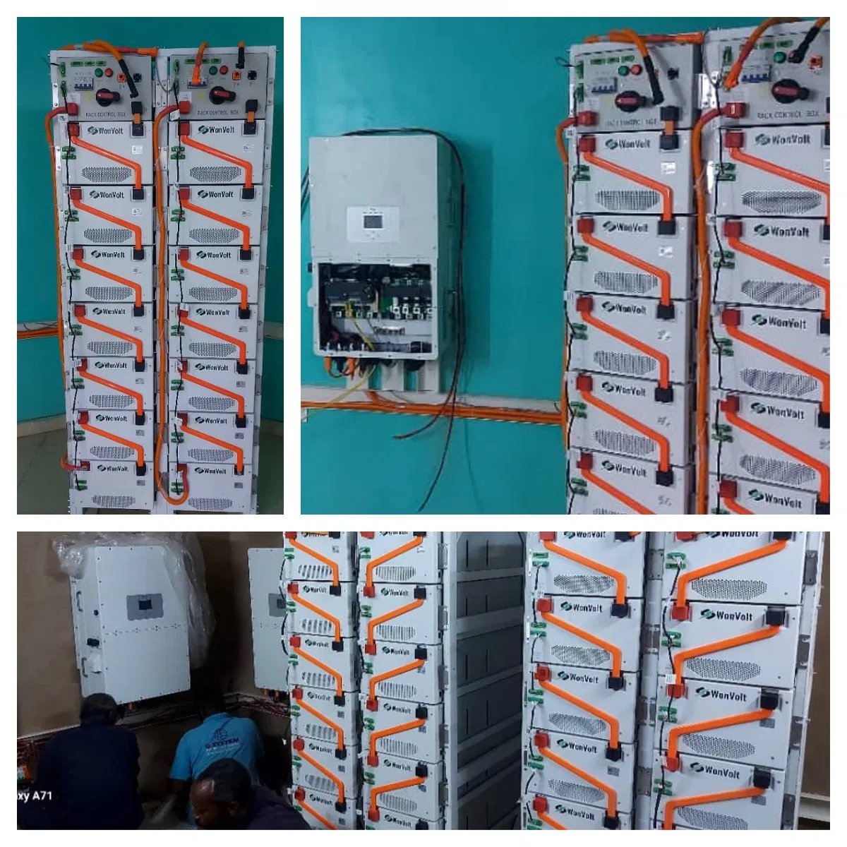 نظام الطاقة الشمسية الهجين 60kwp 120kw 100kwh 150kwh نظام الطاقة الشمسية 80kw 160kw نظام الألواح الشمسية
