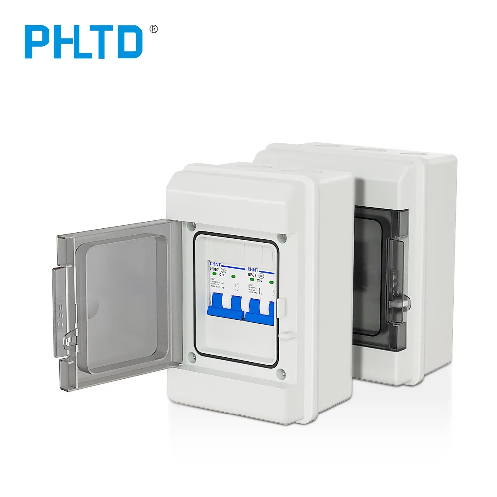 سعر المصنع 4-36 طرق صندوق توزيع، صندوق Fuse مقاوم للماء مع صندوق مفتاح مع سكة DIN لقاطع الدائرة المصغر MCB متاح للاستخدام الداخلي والخارجي