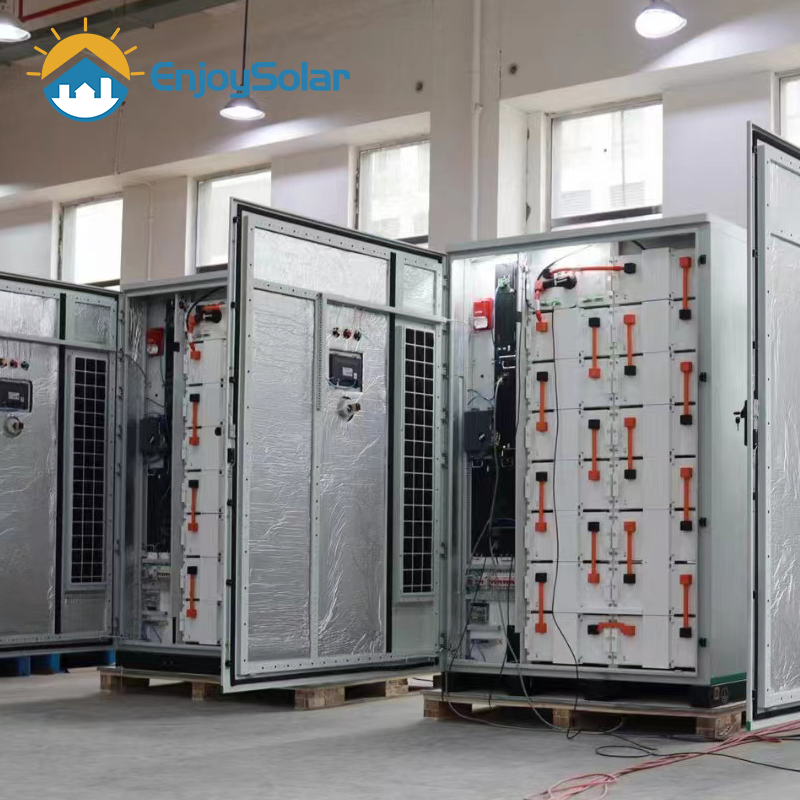100kwh 112kwh 200kwh 241kwh الطاقة الشمسية LiFePO4 حزمة بطارية ليثيوم أيون للطاقة الشمسية الاحتياطية القياسية خارج الشبكة خزانة خارجية