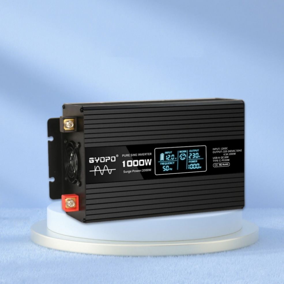 سعر المصنع 12V/24V/48V محولات تيار مستمر إلى تيار متردد 110V/120V/220V/230V/240V محولات السيارات 1000W/1500W/2000W/3000W/4000W/5000W عاكس الطاقة الشمسية ذو الموجة الجيبية النقية