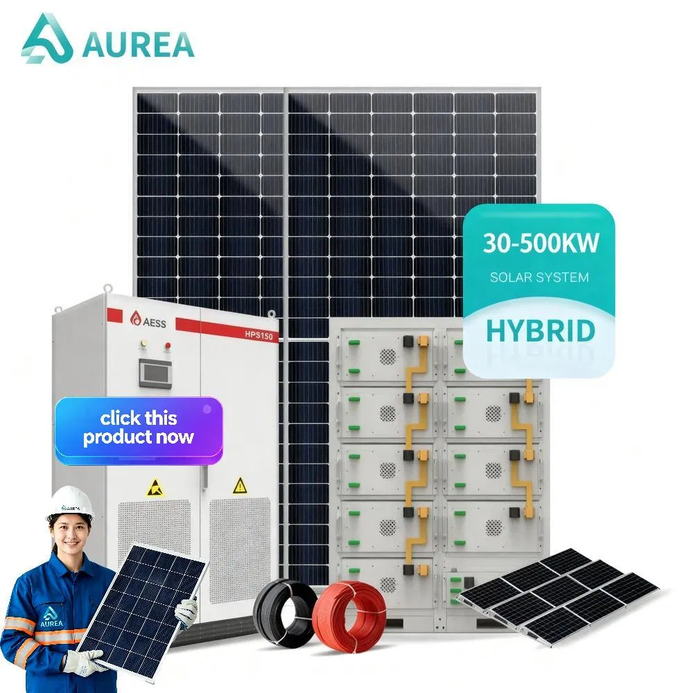 نظام الألواح الشمسية أوريا نظام تخزين الطاقة الشمسية بطارية نظام متكامل 500kw 1mwh نظام الطاقة الشمسية الهجين لركن السيارات
