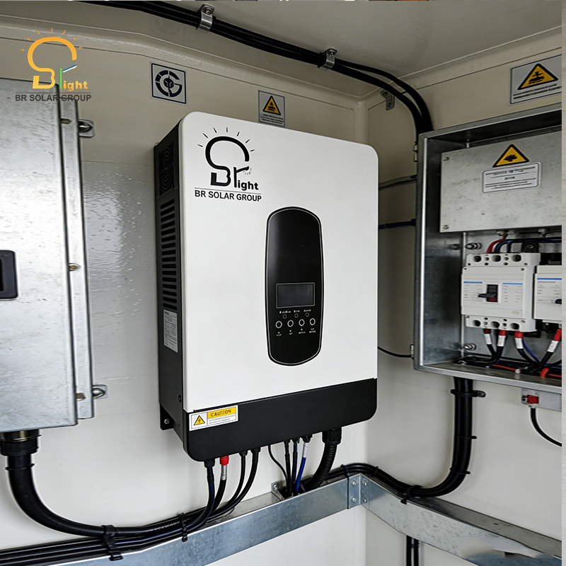 كفاءة عالية 24V 48V عاكس موجة جيبية نقية 6.2kw 8.2kw 9.6kw 10kw عاكس طاقة شمسية بنظام تقسيم الطور للطاقة الاحتياطية المنزلية