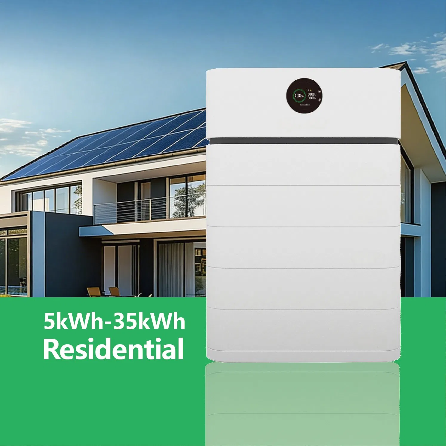 10kw 15kw 20kw 30kw نظام الطاقة الشمسية الهجين الكامل 5kw 8kw 50kw 100kw نظام بطارية الطاقة الشمسية المتصل/غير المتصل بالشبكة