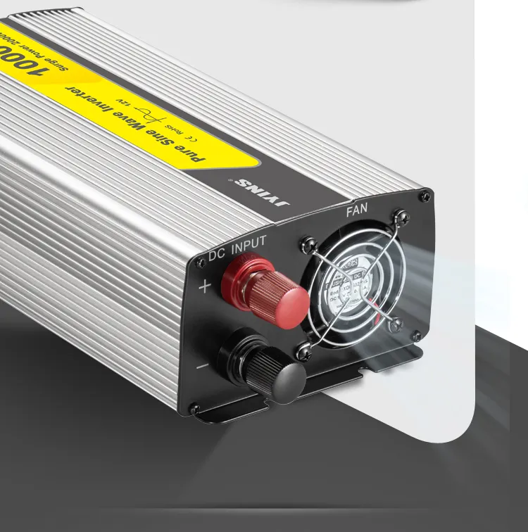 1000W 12V/24V/48V إلى 220V محول طاقة شمسية على شكل موجة جيبية نقية