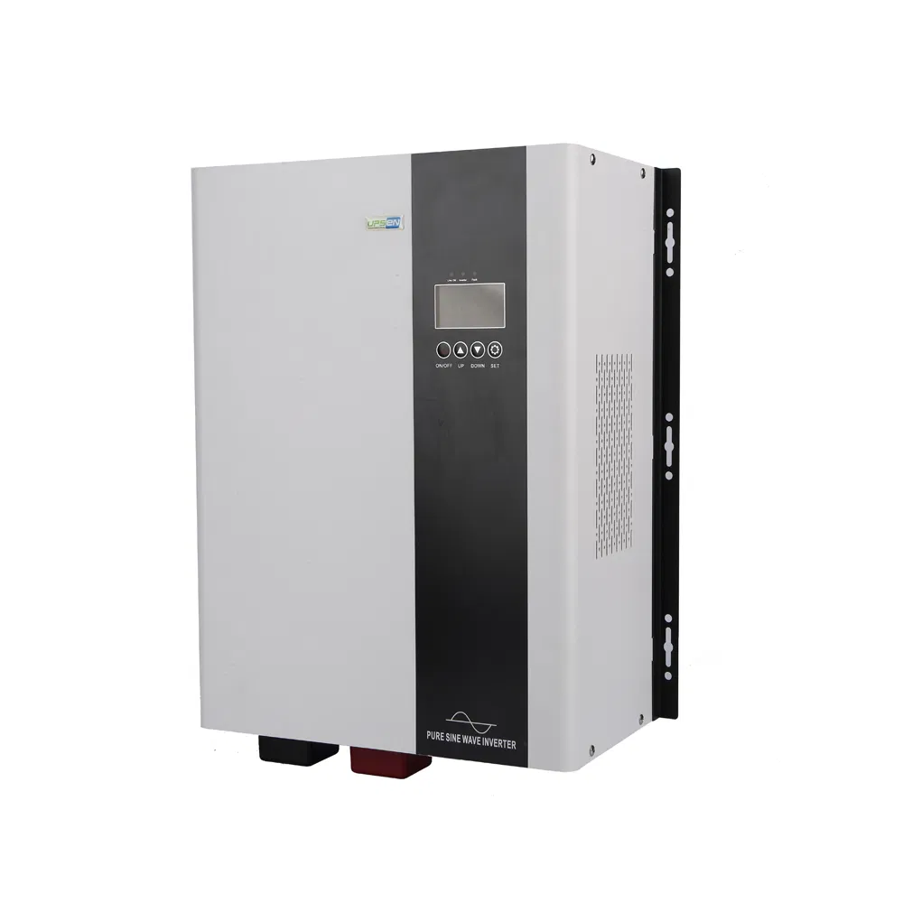 نظام عاكس الطاقة الشمسية الهجين على الشبكة وخارجها بتردد منخفض مع موجة جيبية نقية 1kw - 12kw عاكسات مزودة بوحدة تحكم MPPT مدمجة ومحولات عزل