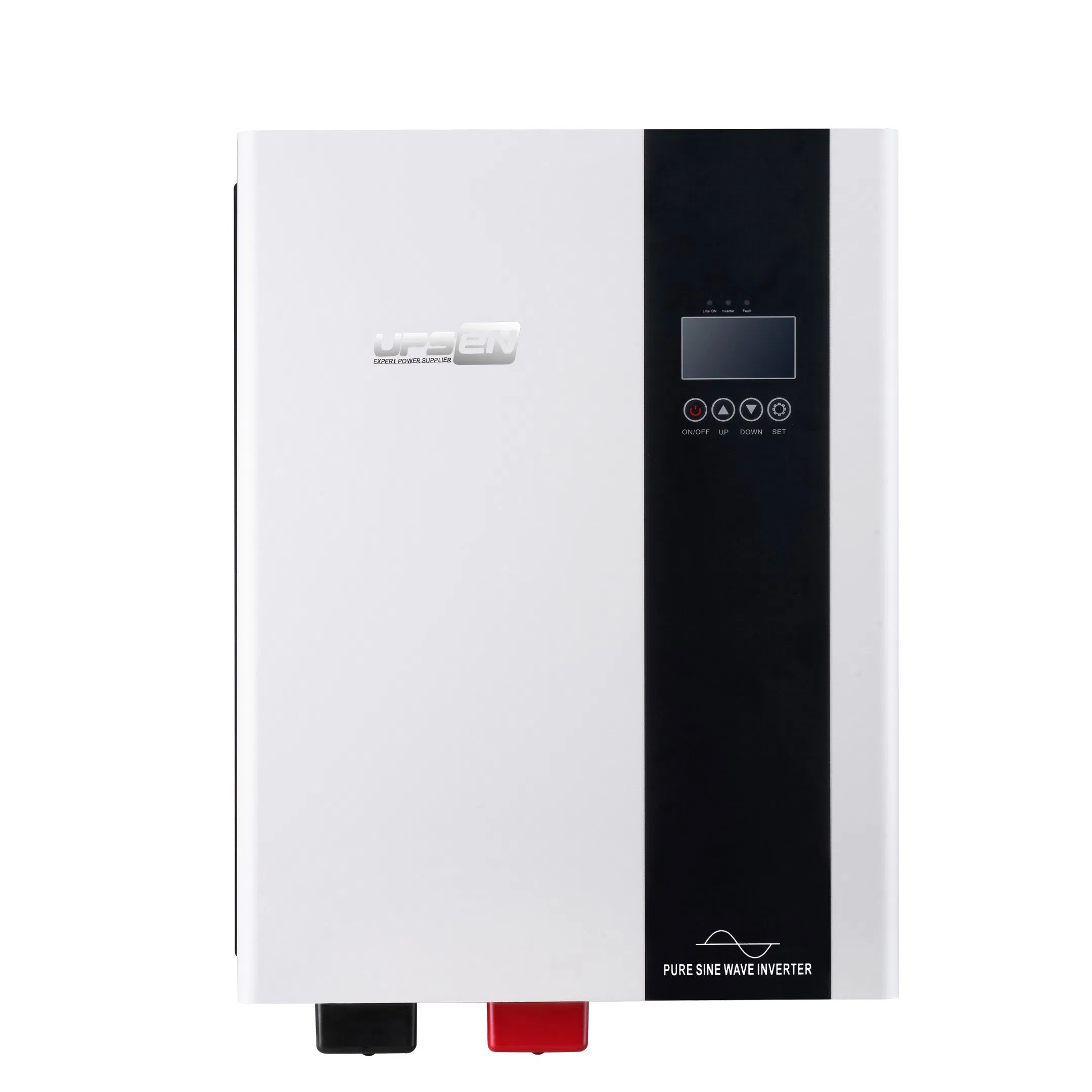 نظام عاكس الطاقة الشمسية الهجين على الشبكة وخارجها بتردد منخفض مع موجة جيبية نقية 1kw - 12kw عاكسات مزودة بوحدة تحكم MPPT مدمجة ومحولات عزل