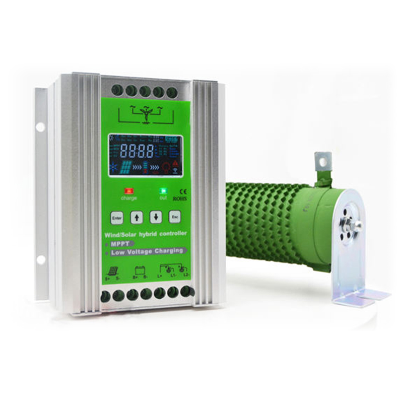 محول هجين للطاقة الشمسية والرياح 12V 24V 48V لوحدة 300W 400W 500W 600W 800W لتوربين الرياح