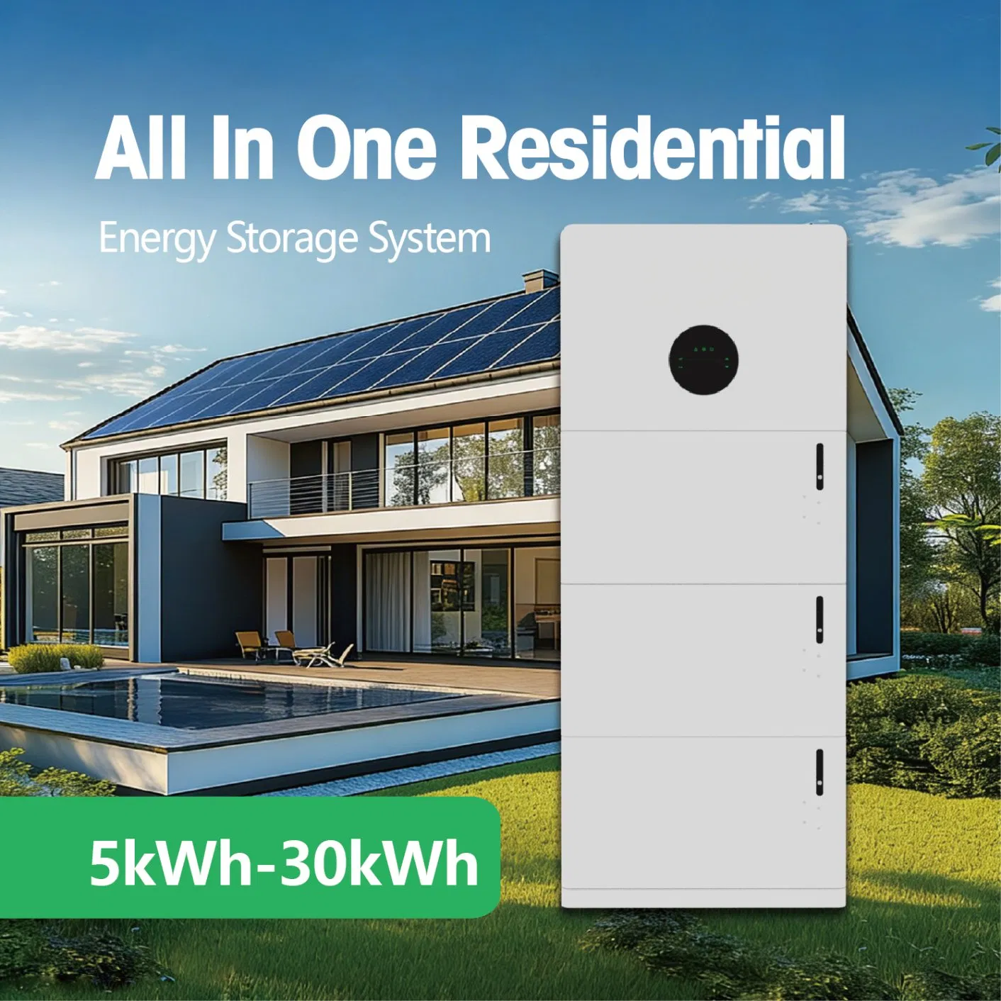 10kw 15kw 20kw 30kw نظام الطاقة الشمسية الهجين الكامل 5kw 8kw 50kw 100kw نظام بطارية الطاقة الشمسية المتصل/غير المتصل بالشبكة