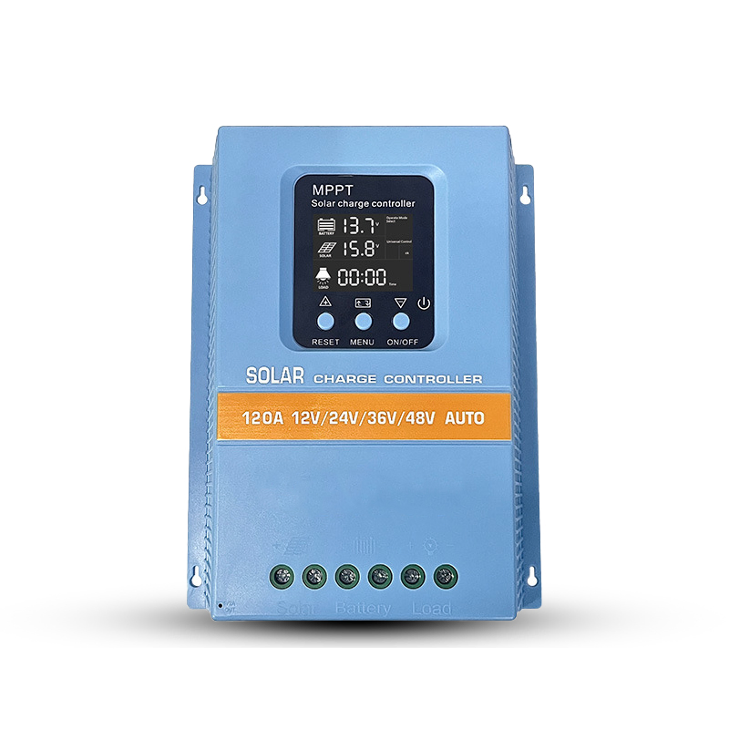 99% كفاءة عالية 12V/24V/36V/48V 120A جهاز تحكم شحن الطاقة الشمسية MPPT