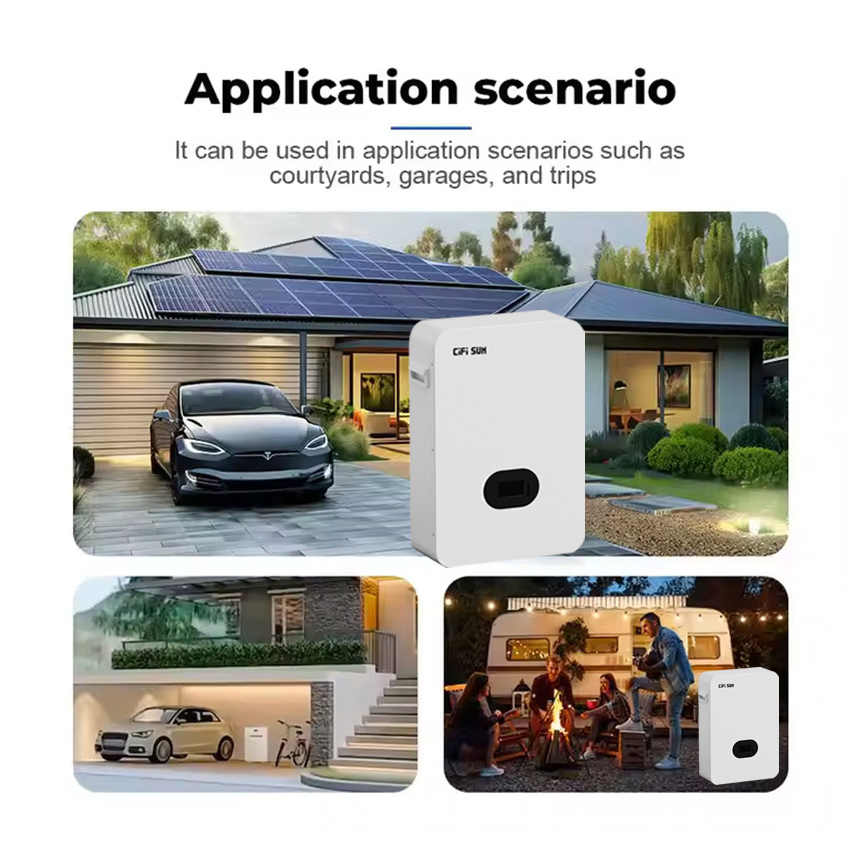 51.2V 48V 200ah LiFePO4 بطارية شمسية ليثيوم أيون باور وول 15kwh للمنازل
