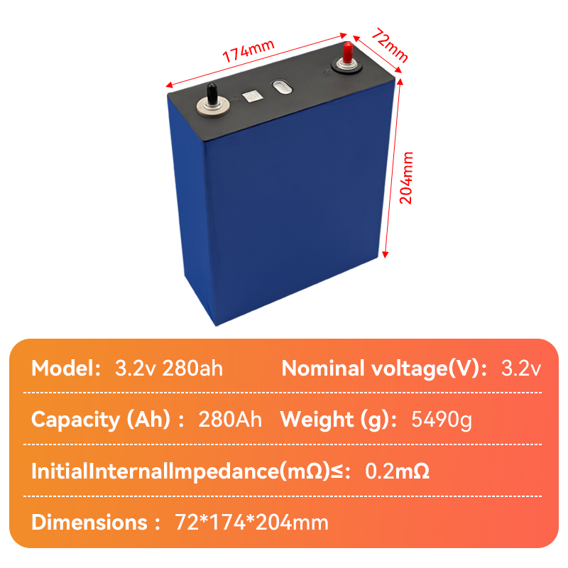 بطارية ليثيوم برزمية كورنيكس 3.2V 280ah 314ah 340ah LiFePO4 خلية بطارية لنظام الطاقة الشمسية في شنتشن