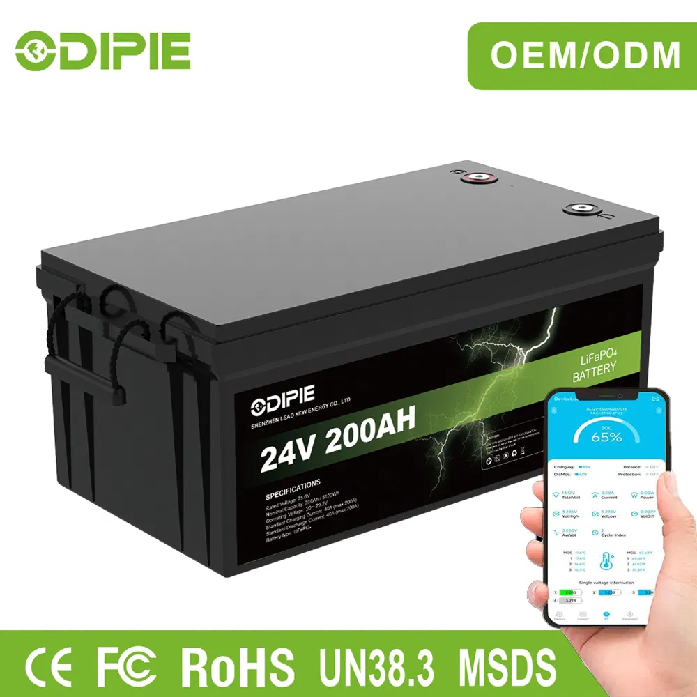 24V 25.6V 100ah 150ah 200ah 230ah 280ah 314ah بطارية تخزين الطاقة الشمسية ليثيوم LiFePO4 LFP مع تسخين بلوتوث تصنيع حسب الطلب من الشركة المصنعة في الصين