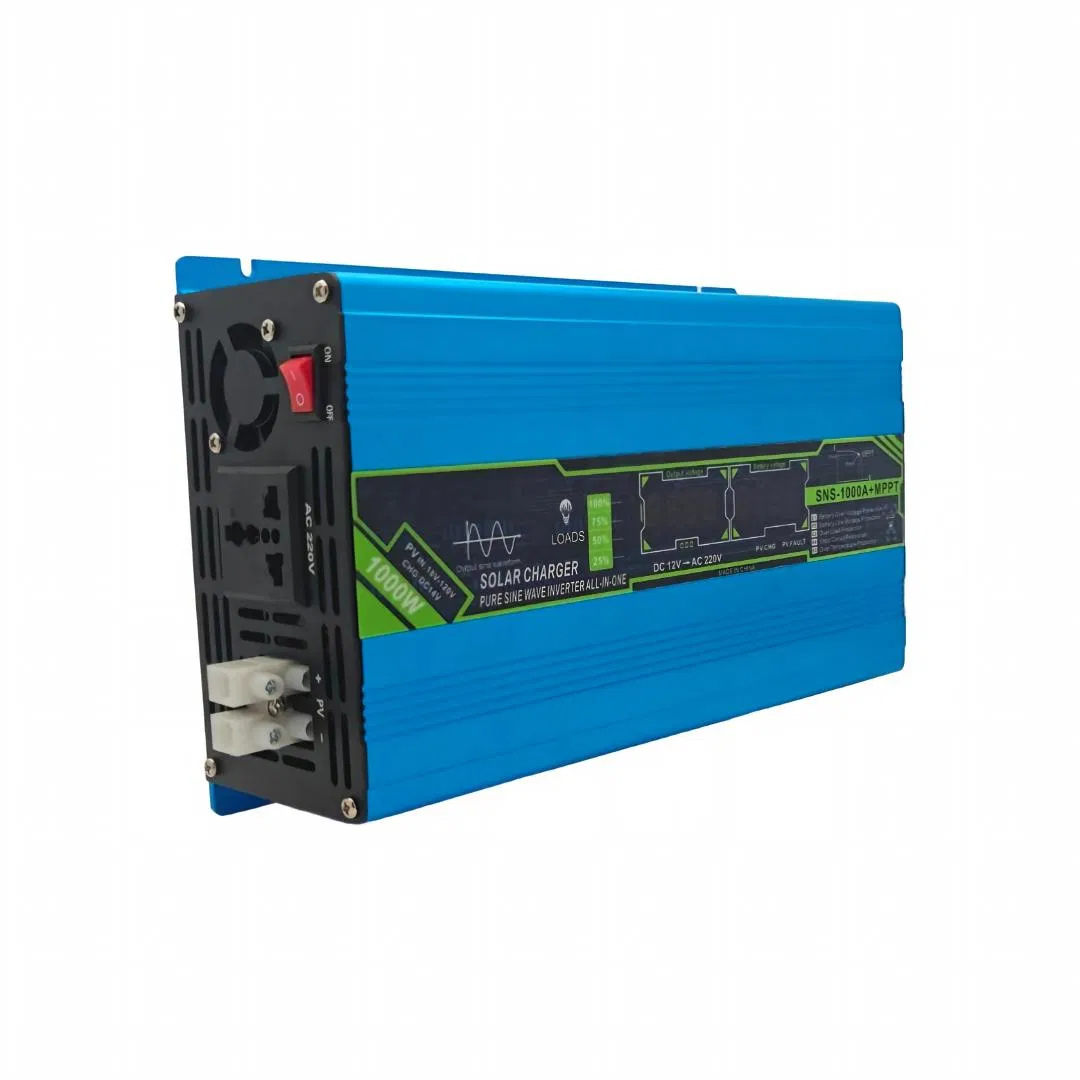 1000W 1500W 12V عاكس الطاقة الشمسية الهجين بموجة جيبية نقية 30A MPPT