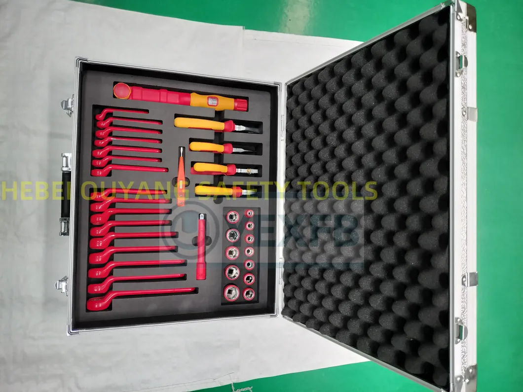 1000V Kit de Ferramentas Isoladas Elétricas para Inspeção, Manutenção e Montagem de Veículos Elétricos/Híbridos, Certificado VDE