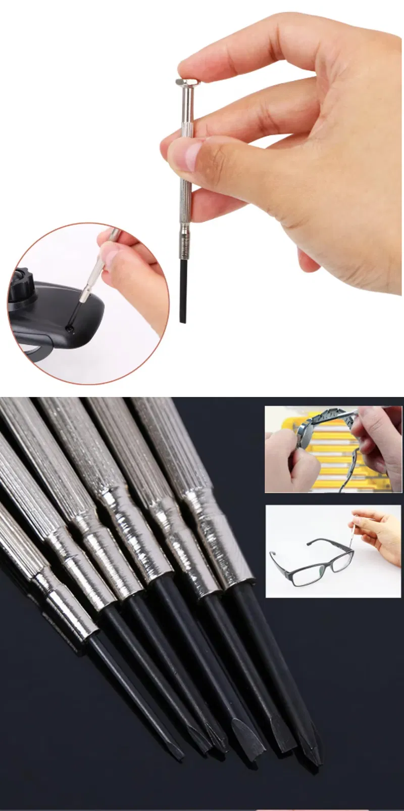 Conjunto de Chaves de Fenda Mini Chave de Fenda Kit de Ferramentas de Reparação de Precisão